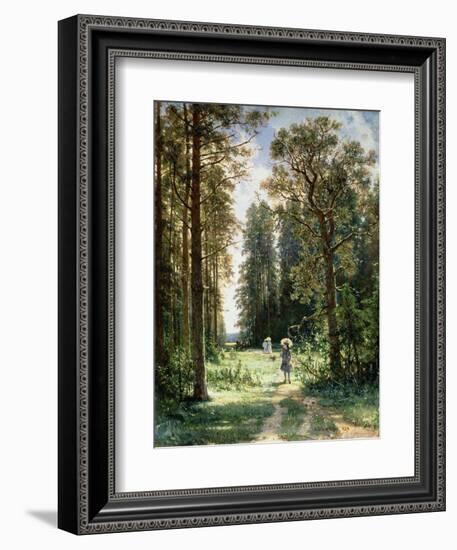 The Path Through the Woods, 1880-Ivan Ivanovitch Shishkin-Framed Giclee Print