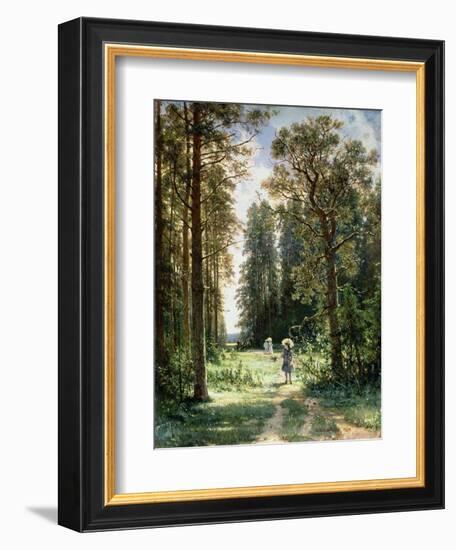 The Path Through the Woods, 1880-Ivan Ivanovitch Shishkin-Framed Giclee Print