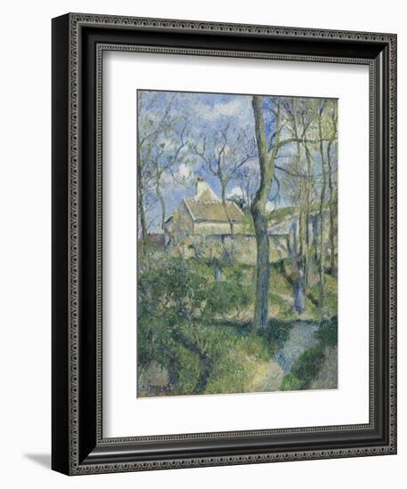 The Path to Les Pouilleux, Pontoise, 1881-Camille Pissarro-Framed Giclee Print