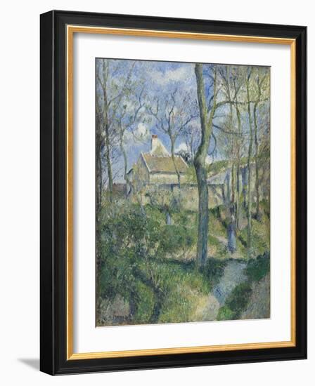 The Path to Les Pouilleux, Pontoise, 1881-Camille Pissarro-Framed Giclee Print