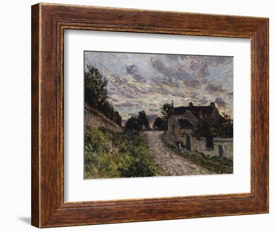 The Path to Louveciennes; Un Chemin a Louveciennes, 1876-Alfred Sisley-Framed Giclee Print