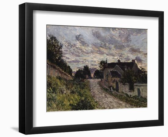 The Path to Louveciennes; Un Chemin a Louveciennes, 1876-Alfred Sisley-Framed Giclee Print