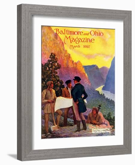 The Pathfinders-Herbert Stitt-Framed Giclee Print