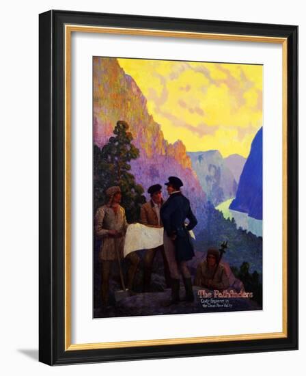 The Pathfinders-Herbert Stitt-Framed Giclee Print