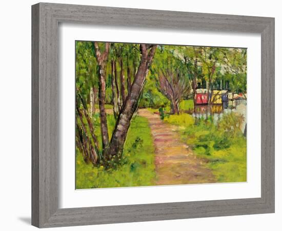 The Pathway, Loch Lomond-George Leslie Hunter-Framed Giclee Print