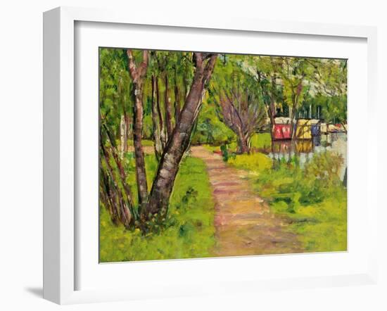 The Pathway, Loch Lomond-George Leslie Hunter-Framed Giclee Print