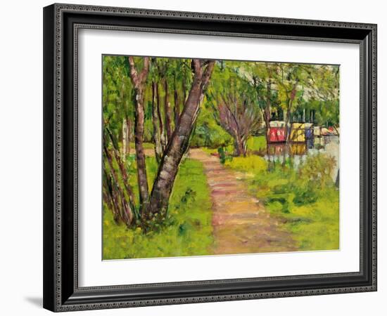 The Pathway, Loch Lomond-George Leslie Hunter-Framed Giclee Print