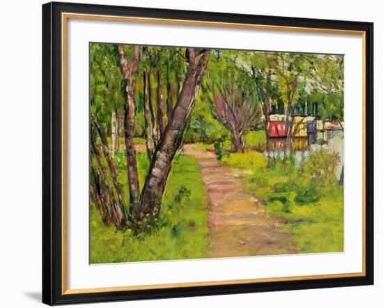 The Pathway, Loch Lomond-George Leslie Hunter-Framed Giclee Print