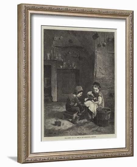 The Patient, in the International Exhibition-Pierre Edouard Frere-Framed Giclee Print