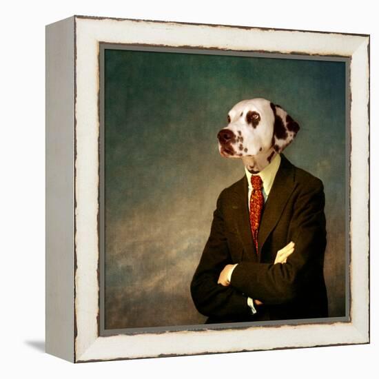 The Patient Man-Martine Roch-Framed Stretched Canvas
