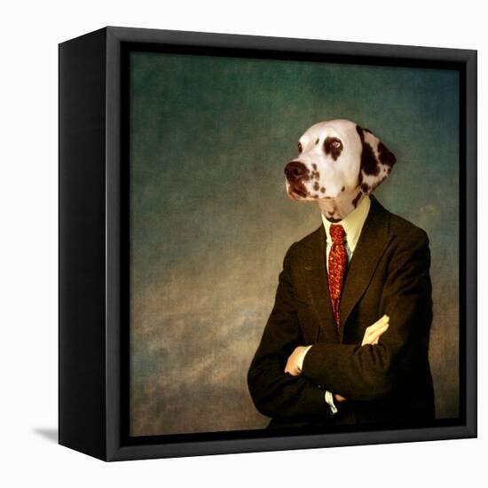 The Patient Man-Martine Roch-Framed Stretched Canvas