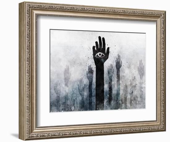 The patient-Alex Cherry-Framed Art Print