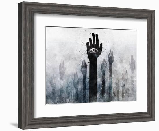 The patient-Alex Cherry-Framed Art Print