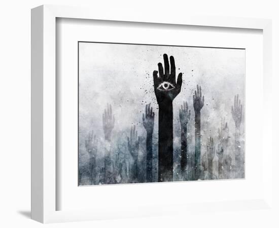 The patient-Alex Cherry-Framed Art Print