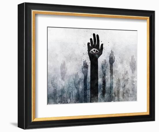 The patient-Alex Cherry-Framed Art Print