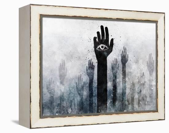 The patient-Alex Cherry-Framed Stretched Canvas