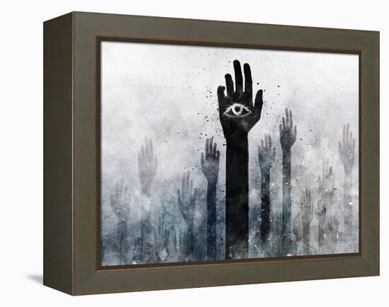 The patient-Alex Cherry-Framed Stretched Canvas