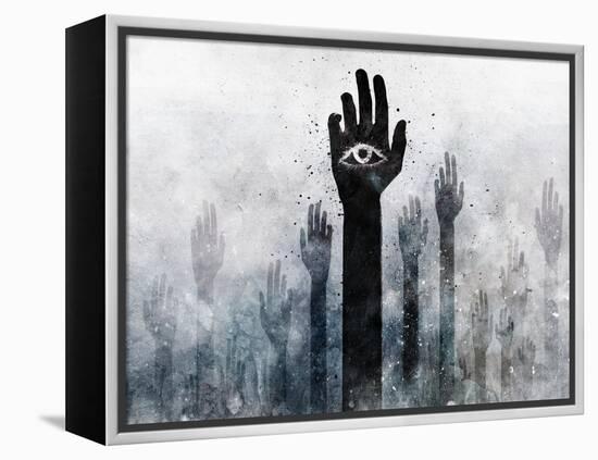 The patient-Alex Cherry-Framed Stretched Canvas