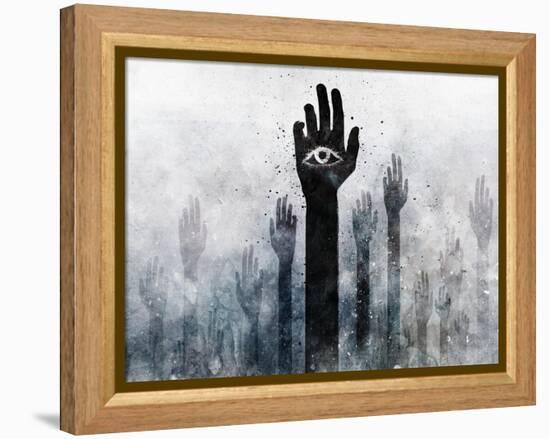 The patient-Alex Cherry-Framed Stretched Canvas