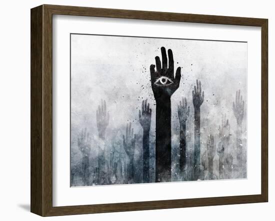 The patient-Alex Cherry-Framed Art Print