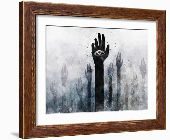 The patient-Alex Cherry-Framed Art Print