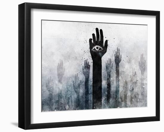 The patient-Alex Cherry-Framed Art Print