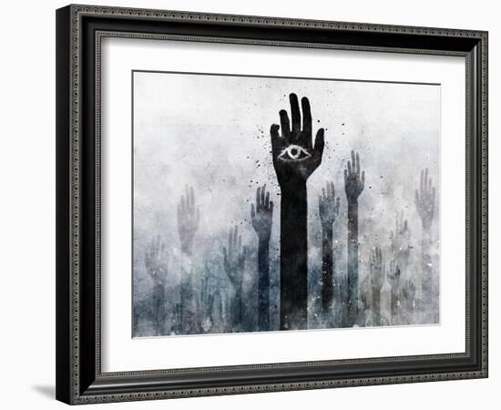 The patient-Alex Cherry-Framed Art Print