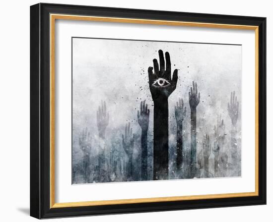 The patient-Alex Cherry-Framed Art Print