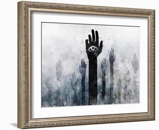 The patient-Alex Cherry-Framed Art Print