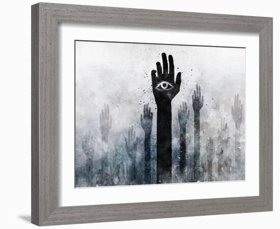 The patient-Alex Cherry-Framed Art Print