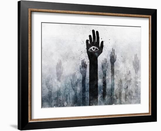 The patient-Alex Cherry-Framed Art Print