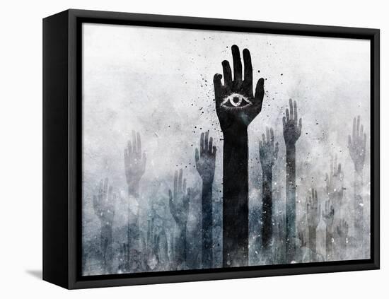 The patient-Alex Cherry-Framed Stretched Canvas