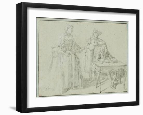 The Patient-Etienne Jeaurat-Framed Giclee Print