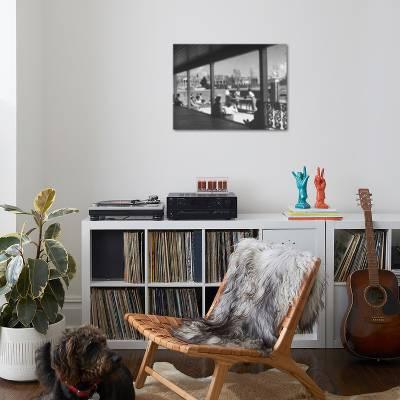 The Patio Of The Delta Delta Delta House Being Used For Ping Pong Sun Bathing And Outdoor Eating Photographic Print By Art Com