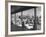 The Patio of the Delta Delta Delta House Being Used for Ping Pong, Sun Bathing and Outdoor Eating-null-Framed Photographic Print