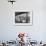 The Patio of the Delta Delta Delta House Being Used for Ping Pong, Sun Bathing and Outdoor Eating-null-Framed Photographic Print displayed on a wall