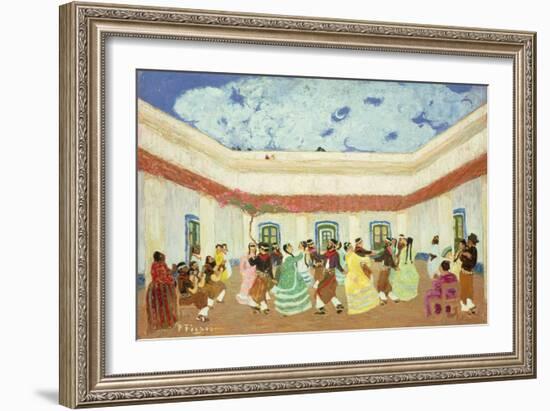 The Patio-Pedro Figari-Framed Giclee Print