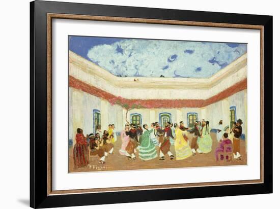 The Patio-Pedro Figari-Framed Giclee Print