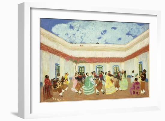 The Patio-Pedro Figari-Framed Giclee Print