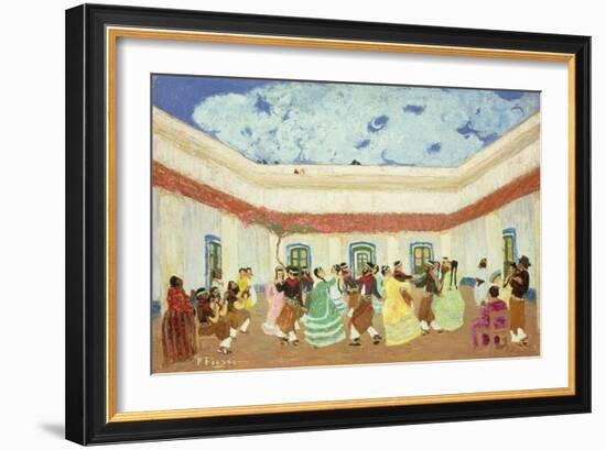 The Patio-Pedro Figari-Framed Giclee Print