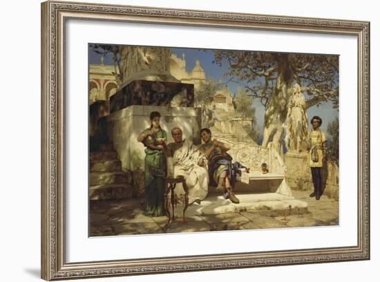 The Patrician's Siesta, 1881-Henryk Siemiradzki-Framed Giclee Print