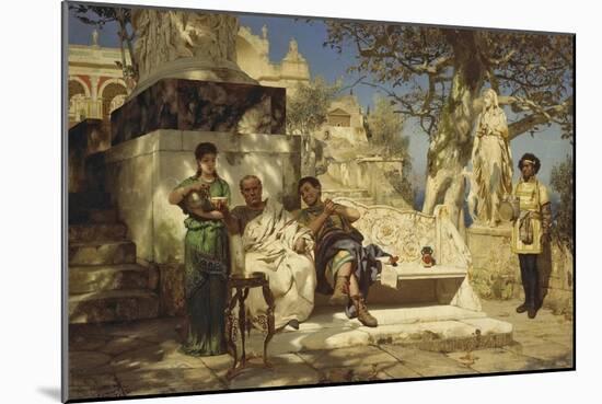 The Patrician's Siesta, 1881-Henryk Siemiradzki-Mounted Giclee Print