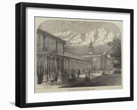 The Pavilion in the Public Gardens, Buxton-null-Framed Giclee Print