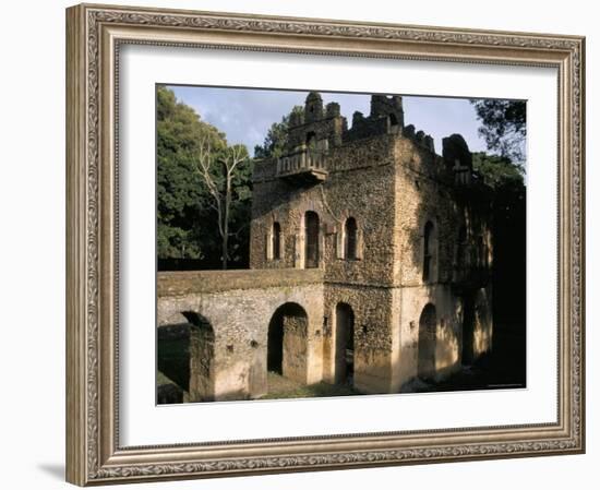 The Pavilion of Delight Built for King Fasilidas, Gondar, Ethiopia, Africa-David Poole-Framed Photographic Print