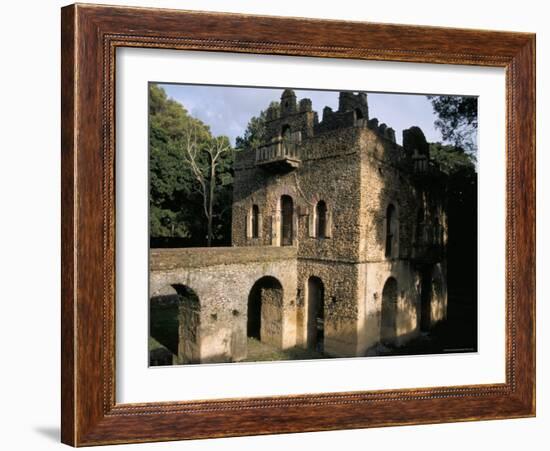 The Pavilion of Delight Built for King Fasilidas, Gondar, Ethiopia, Africa-David Poole-Framed Photographic Print