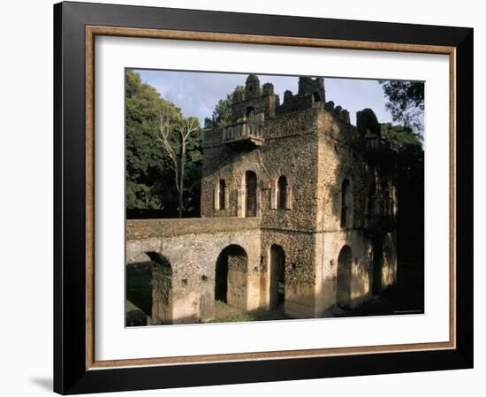 The Pavilion of Delight Built for King Fasilidas, Gondar, Ethiopia, Africa-David Poole-Framed Photographic Print