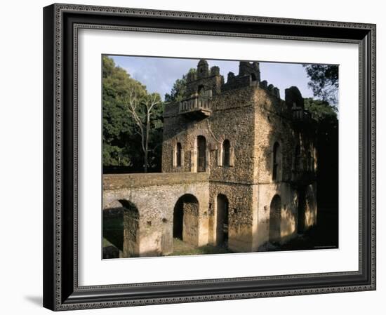 The Pavilion of Delight Built for King Fasilidas, Gondar, Ethiopia, Africa-David Poole-Framed Photographic Print