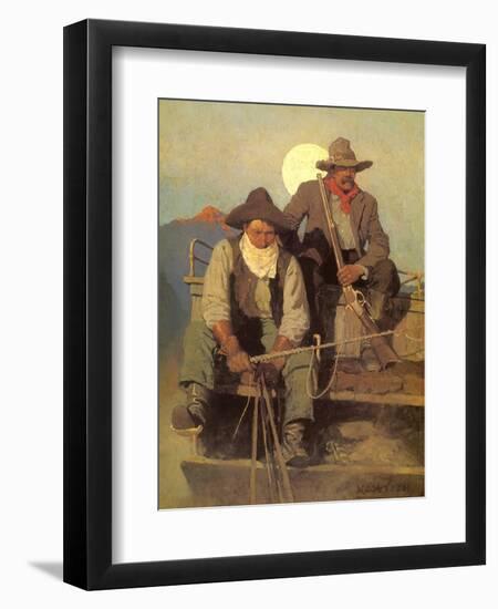 The Pay Stage, 1909-Newell Convers Wyeth-Framed Giclee Print