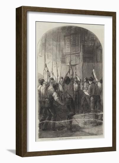 The Peace Rejoicings, Ringing the Bells-null-Framed Giclee Print