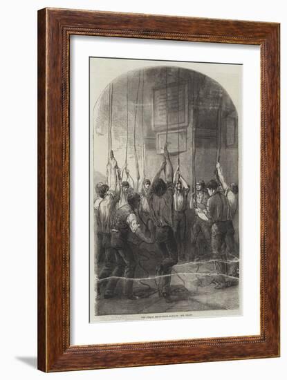 The Peace Rejoicings, Ringing the Bells-null-Framed Giclee Print